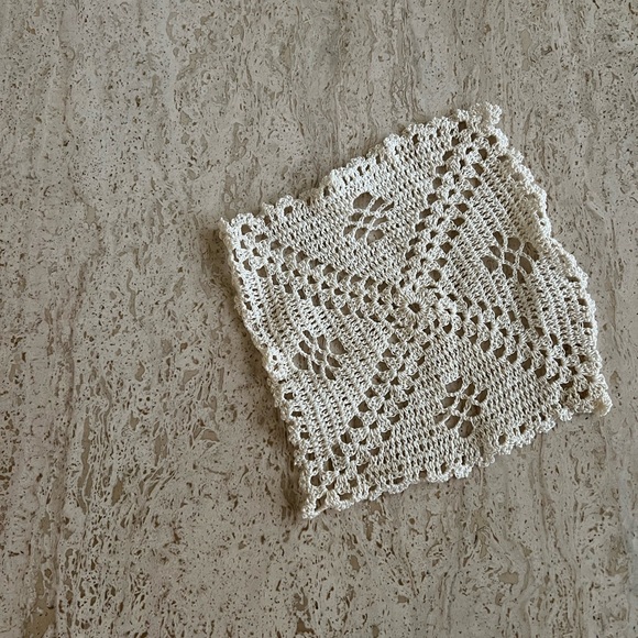 Vintage Handmade Crochet Doily - Picture 2 of 6